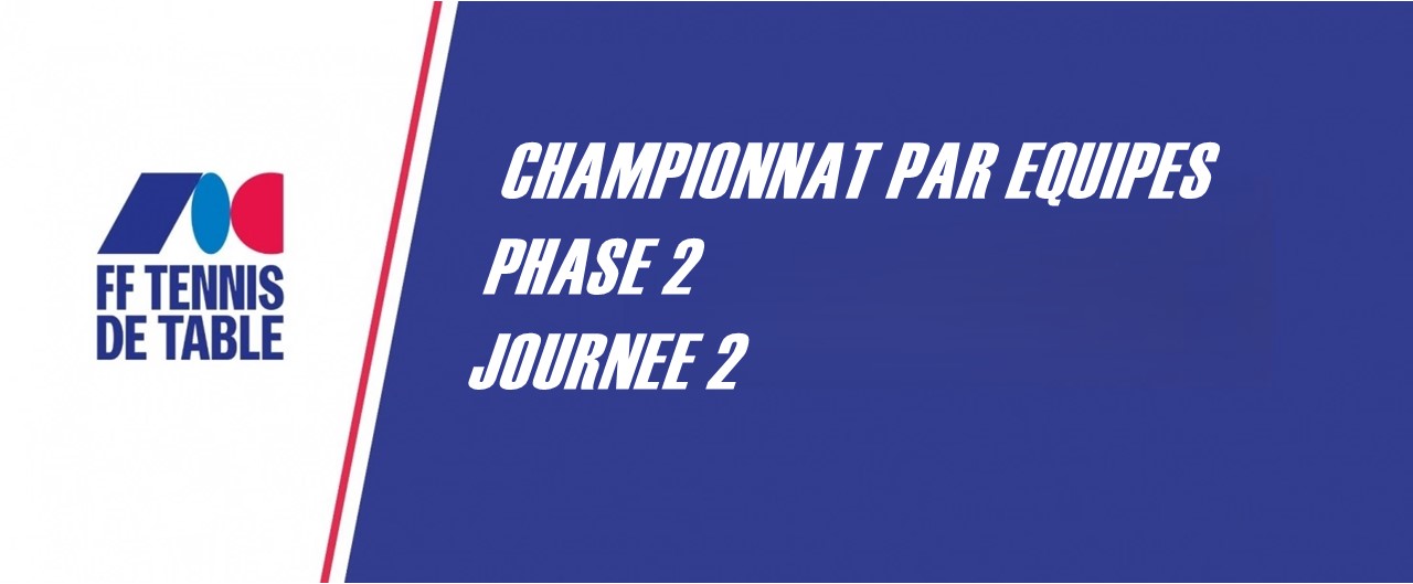 Championnat - 2e journée
